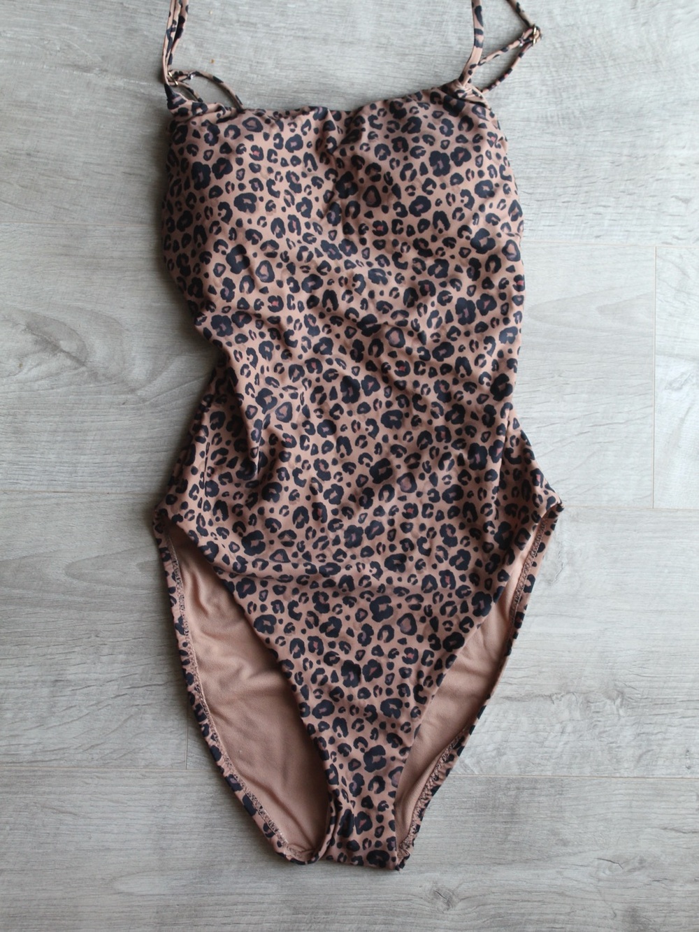 Shade & Shore Leopard Print One-Piece Swimsuit